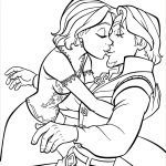 Coloriage Princesse Disney Raiponce Nice Coloriage Raiponce Embrasse Flynn à Imprimer