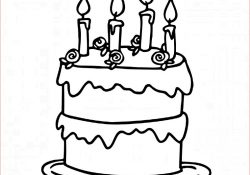 Gateau D&amp;#039;anniversaire Coloriage Génial Anniversaire24 Dessin Gateaux Anniversaire