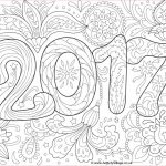 Bonne Année 2017 Coloriage Unique Coloriage Doodle Adulte Nouvel An 2017 Dessin