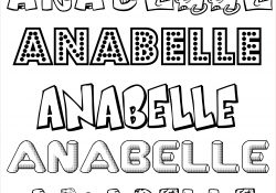Coloriage Annabelle Élégant Coloriage Du Prénom Anabelle à Imprimer Ou Télécharger