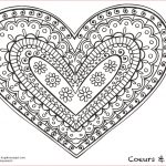 Coloriage De Coeur D'amour Meilleur De Coloriage Mandala Cœur & Amour Hugolescargot