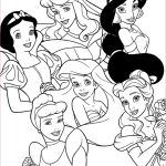 Coloriage Disney Princesses Frais Coloriage Les Princesses Disney à Imprimer Et Colorier