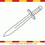 Coloriage Epee Génial Coloring Pages Swords Free Coloring For Kids 2019 Avec