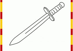 Coloriage Epee Génial Coloring Pages Swords Free Coloring for Kids 2019 Avec