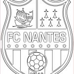 Coloriage Foot Ecusson Nice Emblem Of Fc Nantes Coloring Page