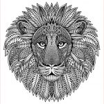 Coloriage D'animaux A Imprimer Luxe Coloriage Mandala Animaux Adulte Tete De Lion Dessin