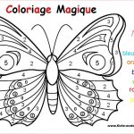 Coloriage Magic A Imprimer Frais Coloriage Magique Un Papillon Facile Jecolorie