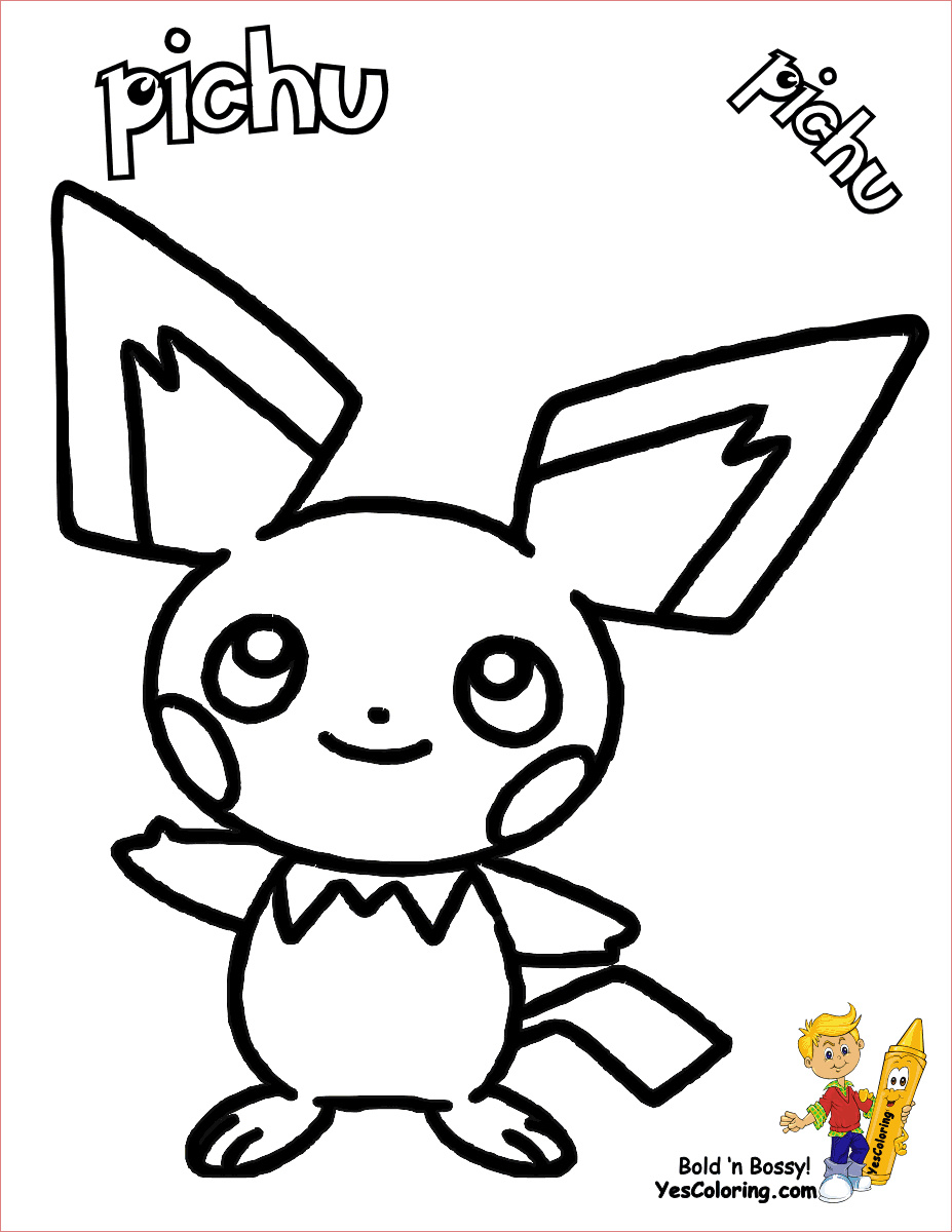 Coloriage Picachu Nouveau Coloriage Pikachu à Imprimer Pour Les Enfants Cp