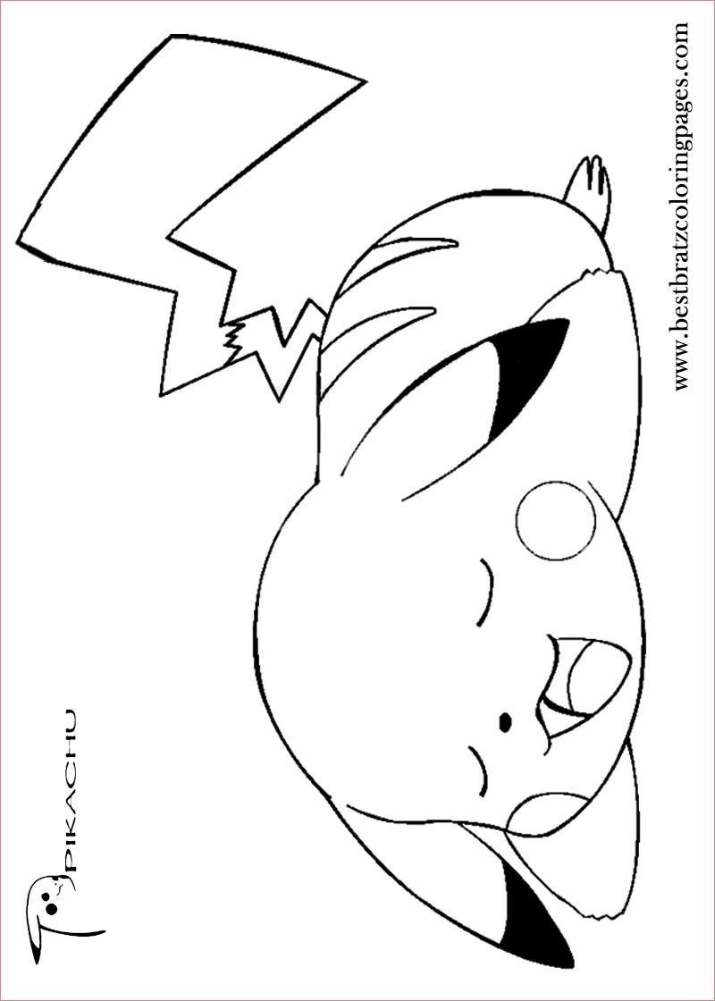 Coloriage Picachu Unique Free Printable Pikachu Coloring Pages For Kids