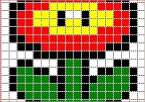 Coloriage Pixel Mario Nouveau Coloriage Pixel Art Mario Fichier Mod¨les Pixel Art Pour