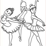 Coloriage De Ballerina Nice Coloriage Danseuse De Ballet Dessin Gratuit à Imprimer