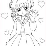 Coloriage Sakura Luxe Cardcaptor Sakura Coloring Page